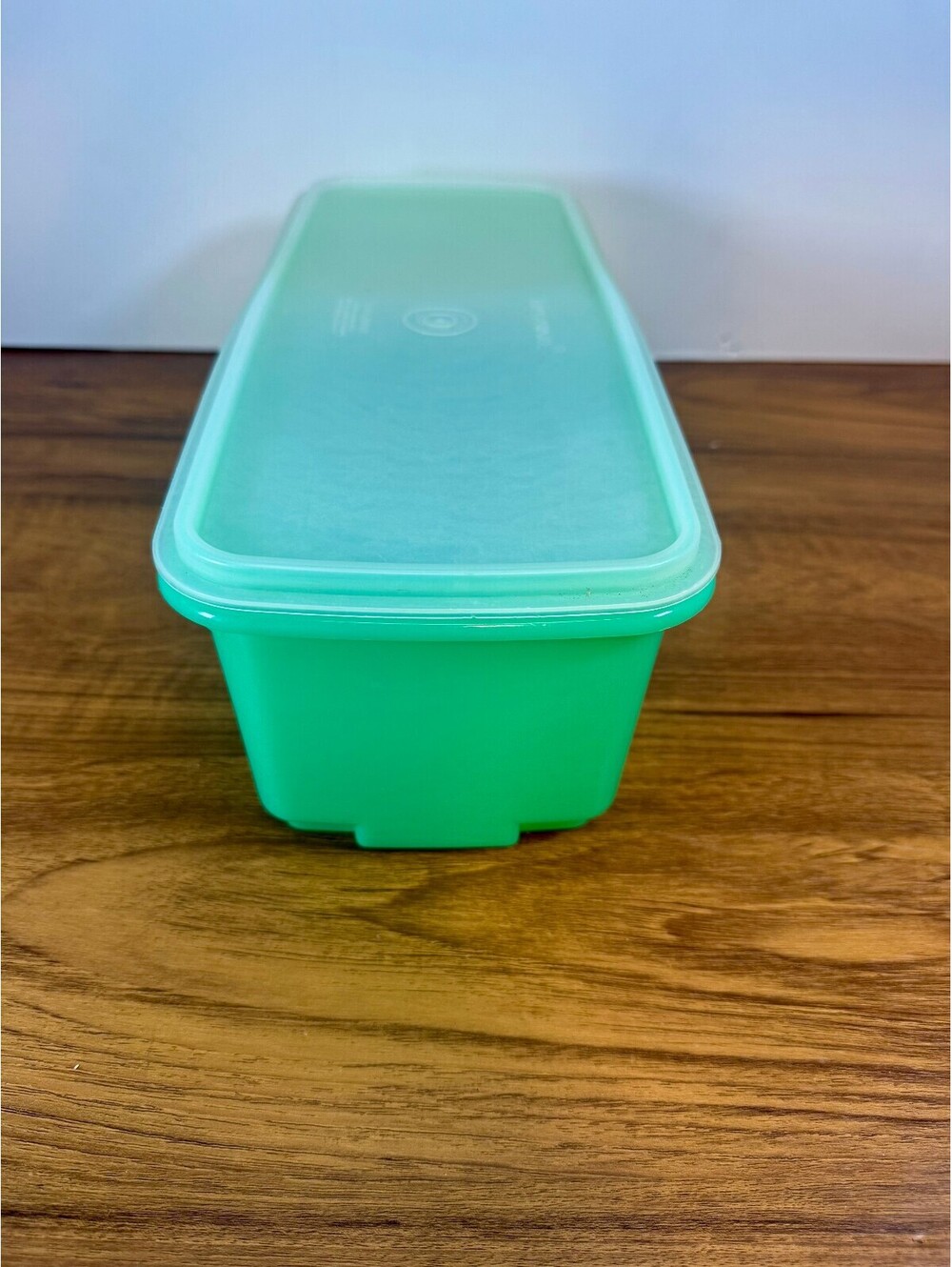 Vintage Tupperware Large Green Rectangular Storage Container with Lid - Picture 2 of 8